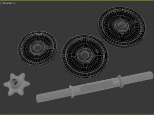 dumbbells Modelo 3D