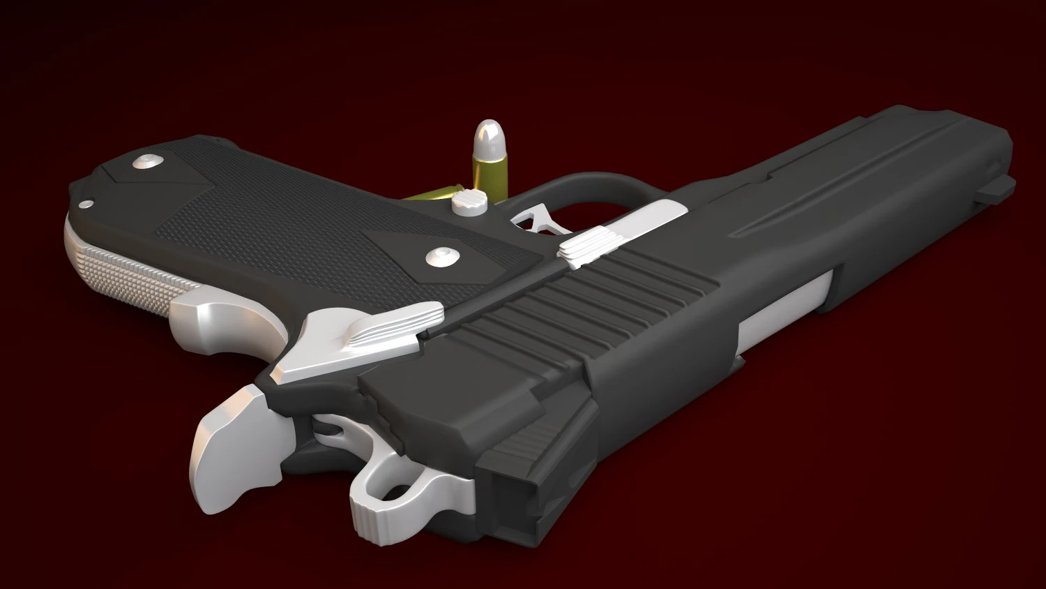 1911 fastback nightmare carry 3D Model .c4d .max .obj .3ds .fbx .stl .blend 