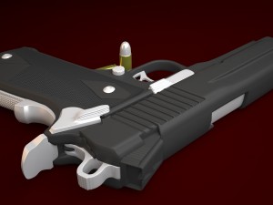 1911 fastback nightmare carry 3D Model