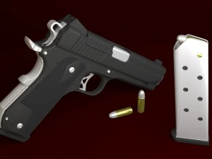 1911 fastback nightmare carry 3D Model