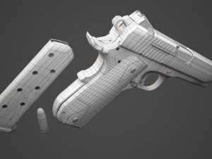 1911 fastback nightmare carry 3Dモデル