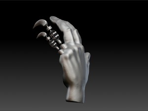 robotic hand Model 3D