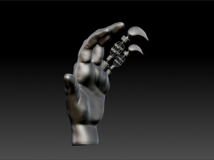 robotic hand Model 3D