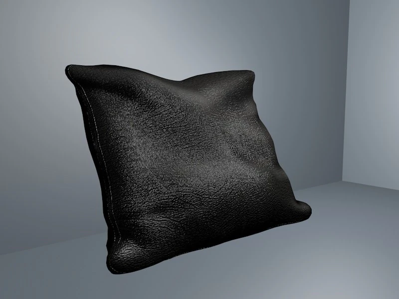 leather pillow 3D Model .c4d .max .obj .3ds .fbx .stl .blend 