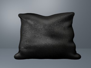 leather pillow 3D 모델