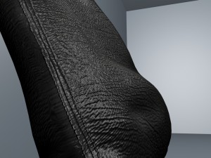 leather pillow 3D 모델