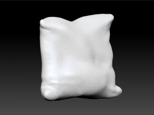 leather pillow 3D 모델