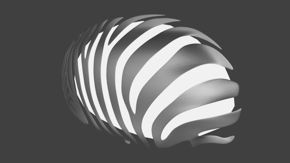 zebra wall light stand 3D Model .c4d .max .obj .3ds .fbx .stl .blend 