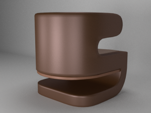 single sofa Modello 3D