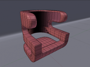 single sofa Modello 3D