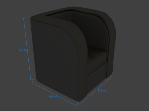 single sofa 3D Model