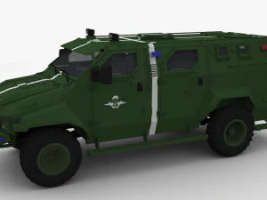kraz espartano Modelo 3D