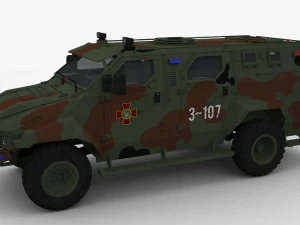 kraz espartano Modelo 3D