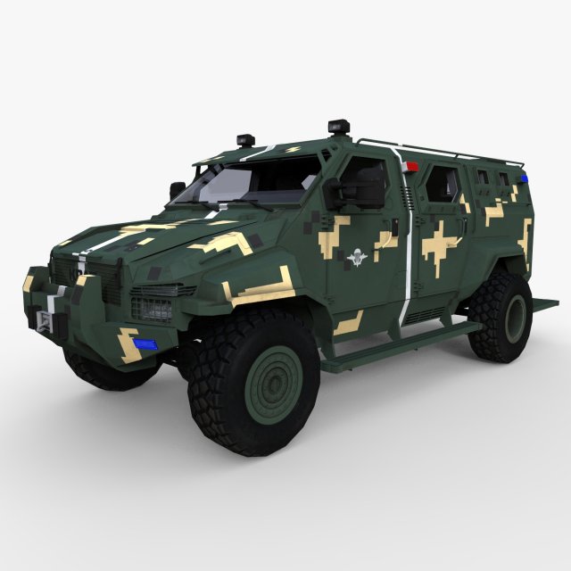 kraz spartan low poly 3D 模型 .c4d .max .obj .3ds .fbx .stl .blend 