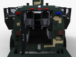 kraz spartan low poly 3D 模型