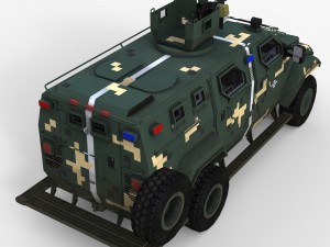 kraz spartan low poly 3D 模型