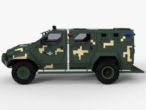 kraz spartan low poly 3D 模型
