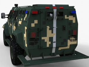 kraz spartan low poly 3D Model