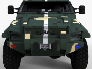 kraz spartan low poly 3D 模型