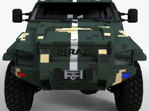 kraz spartan low poly 3D Model