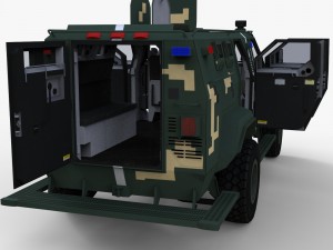 kraz spartan low poly 3D 模型
