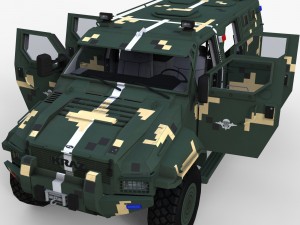kraz spartan low poly 3D 模型