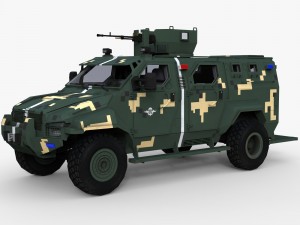 kraz spartan low poly 3D 模型