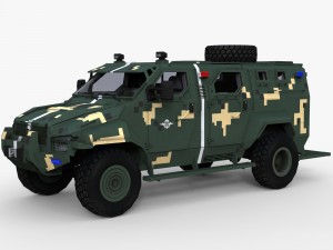 kraz spartan low poly 3D 模型