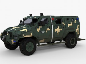 kraz spartan low poly 3D 模型