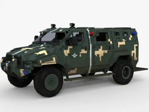 kraz spartan low poly 3D Model
