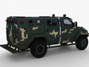 kraz spartan low poly 3D 模型