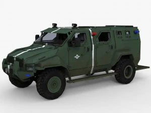 kraz spartan low poly 3D Model