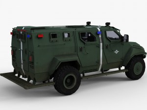kraz spartan low poly 3D 模型