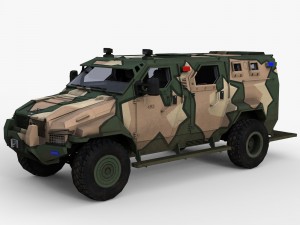 kraz spartan low poly 3D 模型