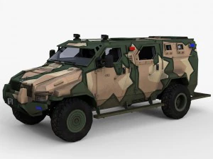 kraz spartan low poly 3D Model