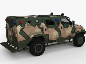 kraz spartan low poly 3D Model