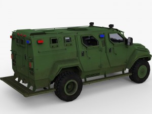 kraz spartan low poly 3D 模型