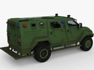 kraz spartan low poly 3D Model