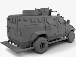 kraz spartan low poly 3D 模型