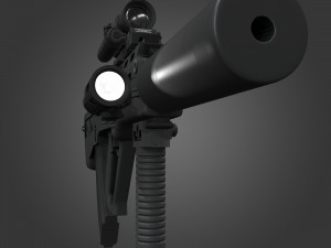 bullpup maliuk kid Modelo 3D