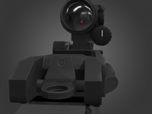 bullpup maliuk kid Modelo 3D