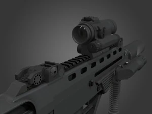 bullpup maliuk kid 3D Model