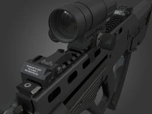 bullpup maliuk kid 3D Model