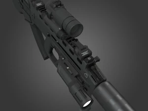 bullpup maliuk kid 3D Model