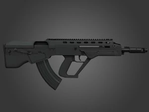 bullpup maliuk kid 3D Model