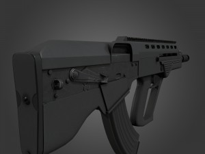 bullpup maliuk kid Modelo 3D