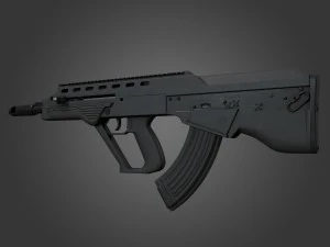 bullpup maliuk kid 3D Model