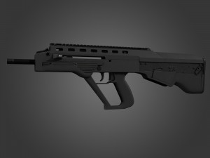 bullpup maliuk kid Modelo 3D
