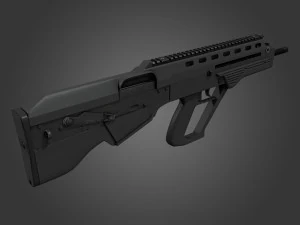 bullpup maliuk kid 3D Model