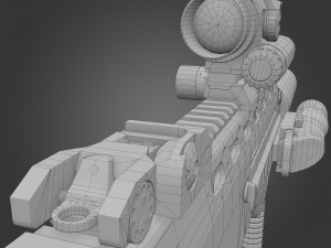 bullpup maliuk kid Modelo 3D